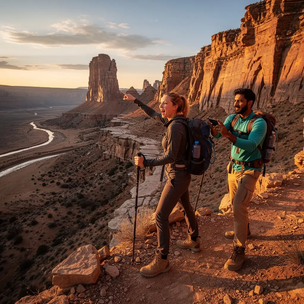 Пейзаж пустыни Долины Смерти с песчаными дюнами на фоне яркого солнца.